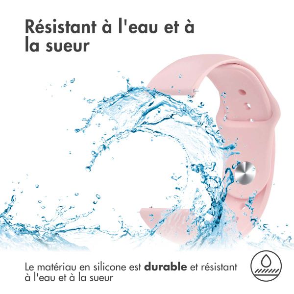 imoshion Bracelet sport en silicone  - Connexion universelle 20 mm - Rose