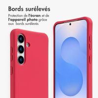 imoshion Coque arrière Color avec cordon amovible et MagSafe Samsung Galaxy S24 / S25 - Red Raspberry