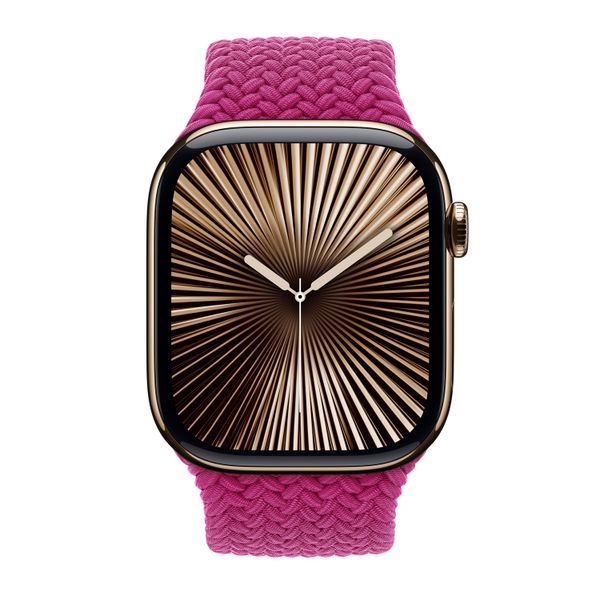 Apple Bracelet Solo tressé Apple Watch | 38/40/41/42 mm - Taille 9 - Magenta