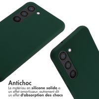 imoshion ﻿Coque en silicone avec cordon Samsung Galaxy S23 - Vert foncé