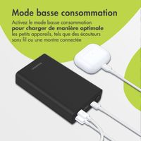 imoshion Ultra Series Aluminium | Batterie externe 20.000 mAh - Charge rapide jusqu'à 33 watts - Black