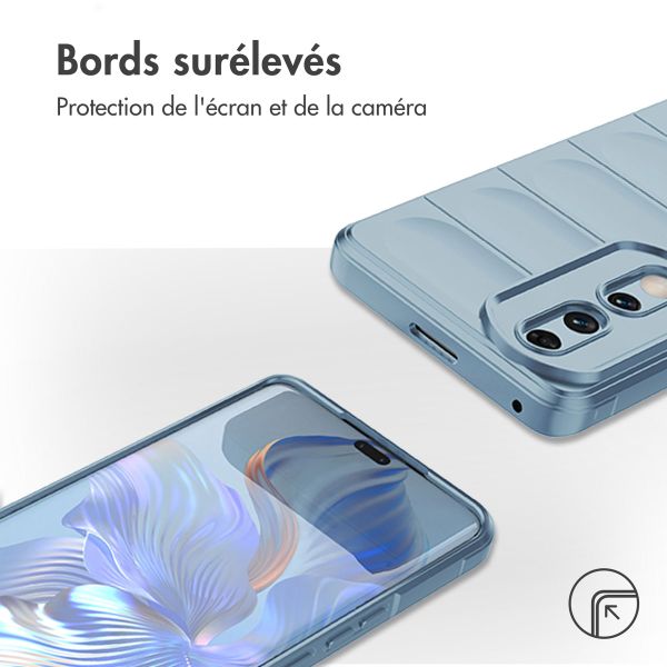 imoshion Coque arrière EasyGrip Honor 90 Pro - Bleu clair