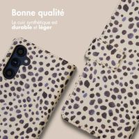 imoshion Étui de télephone portefeuille Design Samsung Galaxy A34 (5G) - Black And White Dots