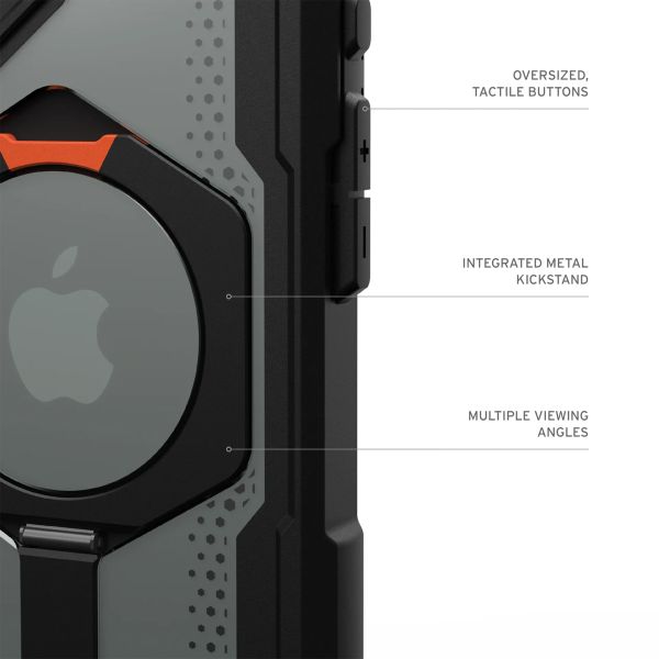 UAG Coque Plasma XTE MagSafe Apple iPhone 16 Plus - Orange & Black