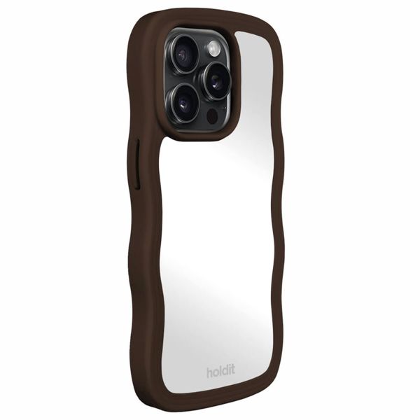 Holdit Coque Wavy Apple iPhone 14 Pro - Chocolate Mirror