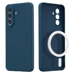 imoshion Coque Couleur avec MagSafe Samsung Galaxy A57 (5G) - Bleu foncé