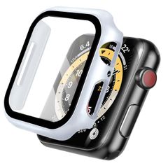imoshion Coque rigide à couverture complète Apple Watch 7 / 8 / 9 - 41 mm - Argent