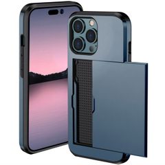 imoshion Coque arrière avec porte-cartes Apple iPhone 14 Pro - Bleu foncé