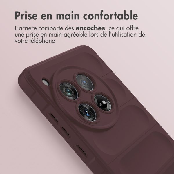 imoshion Coque arrière EasyGrip OnePlus 12 - Aubergine