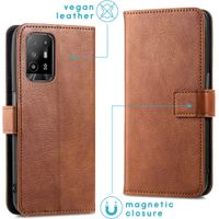 imoshion Étui de télephone portefeuille Oppo A94 (5G) - Marron