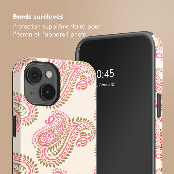 Selencia Coque arrière Vivid Apple iPhone 14 - Paisley Blush