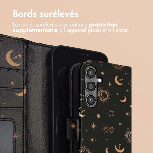 imoshion Étui de télephone portefeuille Design Samsung Galaxy S23 FE - Sky Black