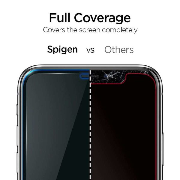 Spigen Protection d'écran en verre trempé AlignMaster Cover iPhone 11 Pro Max