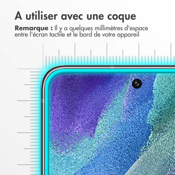 Accezz Protection d'écran en verre trempé 2-pack Samsung Galaxy S21 FE