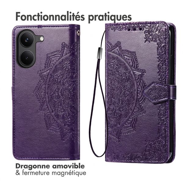 imoshion Etui de télephone Mandala Xiaomi Poco X8 Pro - Violet