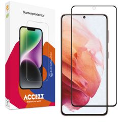 Accezz Protection d'écran en verre trempé Full Cover Samsung Galaxy S21
