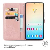 imoshion Etui de télephone Mandala Samsung Galaxy S24 Plus - Rose Doré