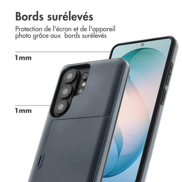 imoshion Coque arrière avec porte-cartes Samsung Galaxy S26 Ultra - Bleu foncé