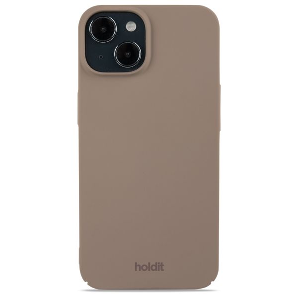 Holdit Coque Slim Apple iPhone 15 - Mocha Brown