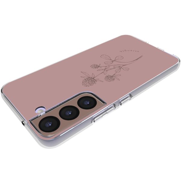 imoshion Coque Design Samsung Galaxy S22 - Floral Pink