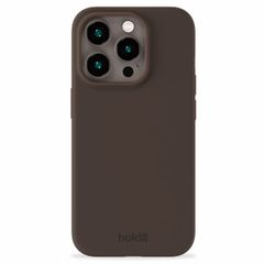 Holdit Coque Silicone Apple iPhone 15 Pro - Chocolate