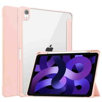 imoshion Coque tablette rigide Trifold iPad Air 11 pouces (2025) M3 / (2024) M2 / Air 5 (2022) / Air 4 (2020) - Rose