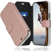 Accezz Étui de téléphone portefeuille Xtreme Wallet iPhone 14 Plus - Rose Dorée