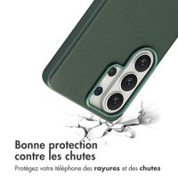 Accezz Coque arrière en cuir avec MagSafe Samsung Galaxy S26 Ultra - Cedar Green