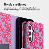 imoshion Étui de télephone portefeuille Design Samsung Galaxy A35 - Dusty Rose Blossoms