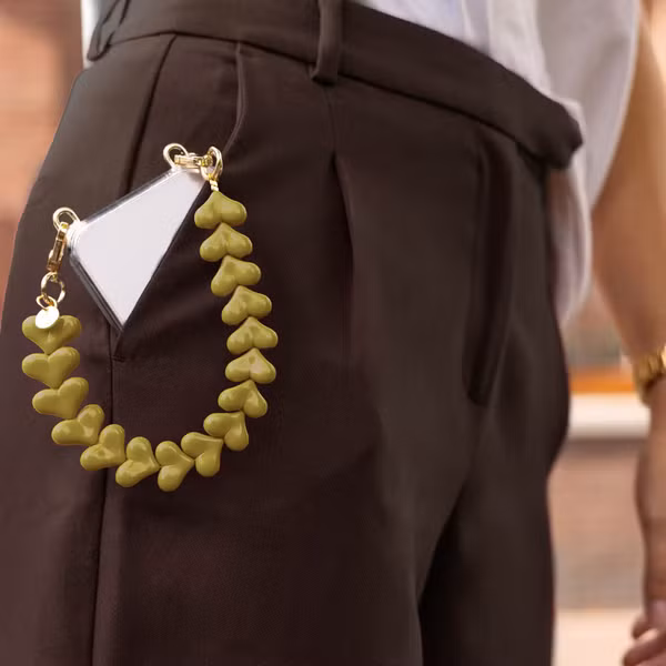 Selencia Lova Dragonne Cœur - Olive Dust