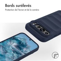 imoshion Coque arrière EasyGrip Google Pixel 9 / 9 Pro - Bleu foncé