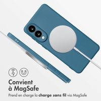 imoshion Coque Couleur avec MagSafe Samsung Galaxy S25 Edge - Bleu foncé