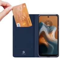 Dux Ducis Étui de téléphone Slim Motorola Moto G34 - Bleu foncé