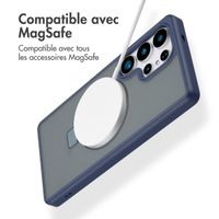 Accezz Coque Ring Stand avec MagSafe Samsung Galaxy S25 Ultra - Blue