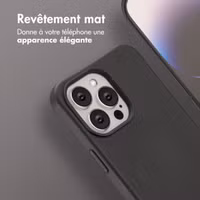 imoshion Coque arrière Color avec cordon amovible et MagSafe Apple iPhone 14 Pro Max - Black Coffee