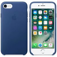 Apple Coque Leather Apple iPhone SE (2022 / 2020) / 8 / 7 - Sapphire
