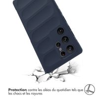 imoshion Coque arrière EasyGrip Samsung Galaxy S23 Ultra - Bleu foncé