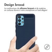 imoshion Coque Brushed Samsung Galaxy A32 (4G) - Bleu foncé