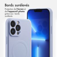 imoshion Coque Couleur avec MagSafe Apple iPhone 13 Pro Max - Lila