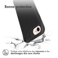 imoshion Coque Rugged Hybrid Carbon iPhone SE (2022 / 2020) / 8 / 7 - Noir