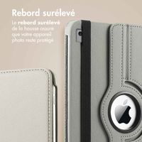 imoshion Coque tablette rotatif à 360° Apple iPad 6 (2018) 9.7 pouces / iPad 5 (2017) 9.7 pouces - Gris