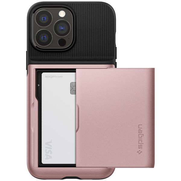 Spigen Coque Slim Armor CS iPhone 13 Pro - Rose Dorée