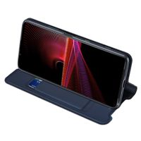 Dux Ducis Étui de téléphone Slim Sony Xperia 1 III - Bleu foncé