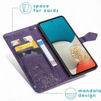 imoshion Etui de télephone Mandala Samsung Galaxy A53 - Violet