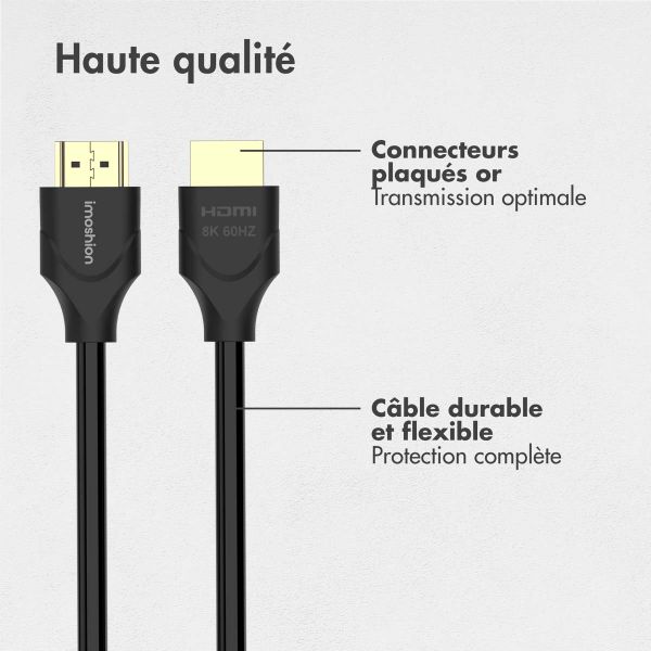 imoshion Câble HDMI vers HDMI 2.1 - 5 metre