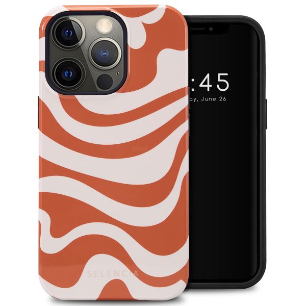 Selencia Coque arrière Vivid Tough iPhone 13 Pro - Dream Swirl Orange