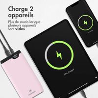 imoshion Batterie externe - 10.000 mAh - Quick Charge et Power Delivery - Rose