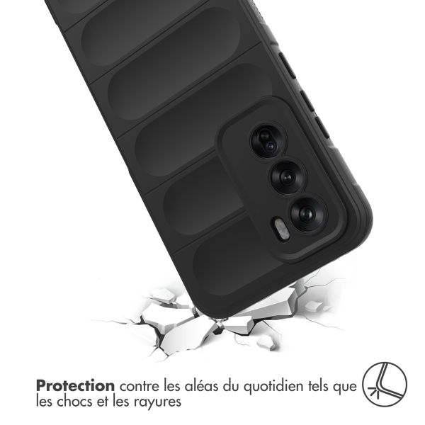 imoshion Coque arrière EasyGrip Oppo Reno 12 Pro - Noir