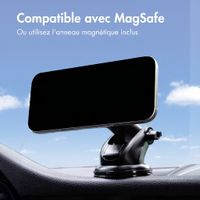imoshion Support de téléphone pour voiture - Magnétique - Tableau de bord / Pare-brise - Noir