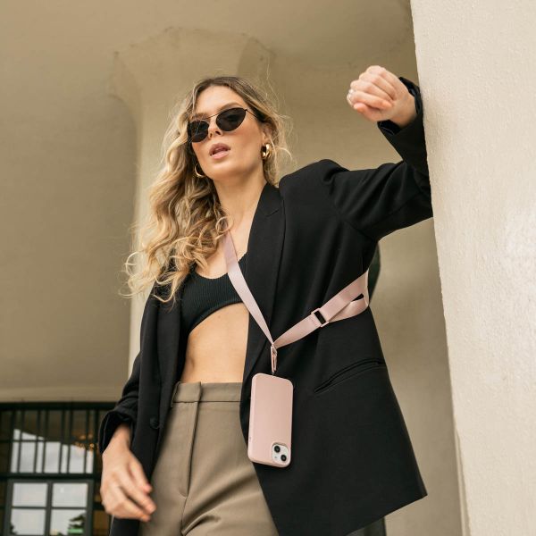 Selencia Cordon de téléphone universel réglable - Rose clair